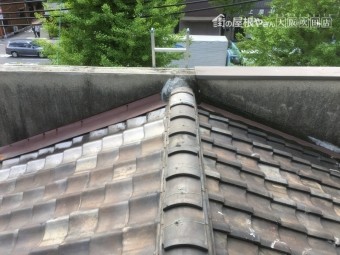 笠木板金捲れ