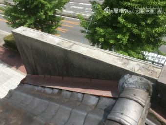 笠木板金捲れ