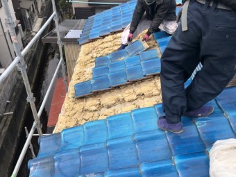 葺き直し施工