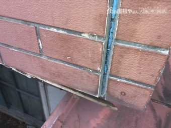 劣化しもろくなったコーキング