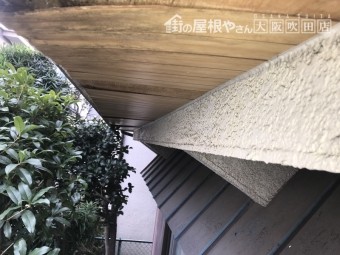 劣化し朽ちた屋根木材