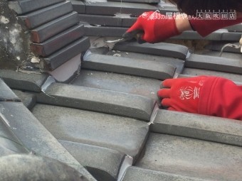 漆喰詰め直し工事