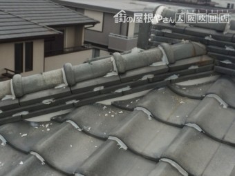漆喰詰め直し後