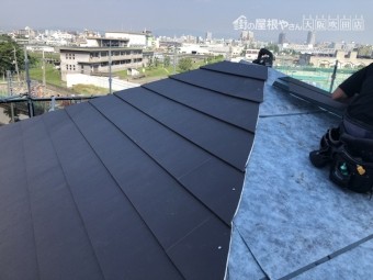 スーパーガルテクト施工
