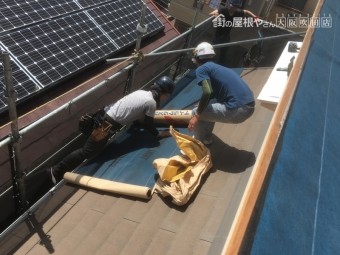 屋根カバー工事