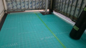 ベランダ防水工事用通気用シート