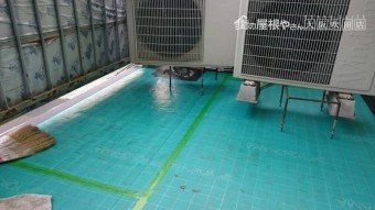 ベランダ防水工事のQVシート