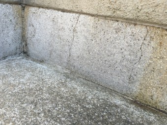 防水工事前ベランダ