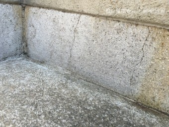 防水工事前ベランダ