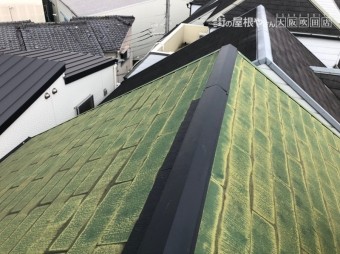 棟板金交換完了