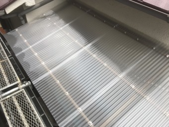 ポリカーボネート製波板取り換え後