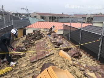 瓦捲り
