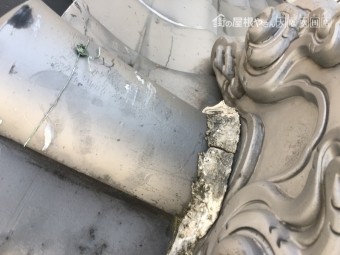 漆喰の劣化