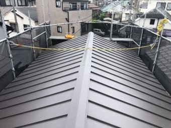 立平葺き完成