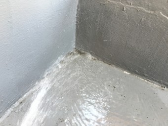 バルコニードレン廻り散水試験
