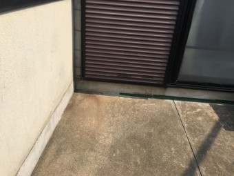 ベランダ防水工事前