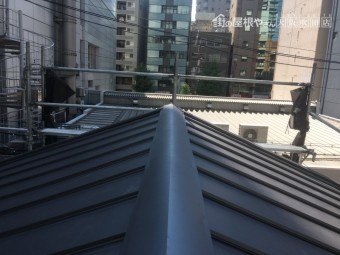 屋根施工完了