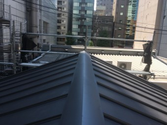 屋根施工完了