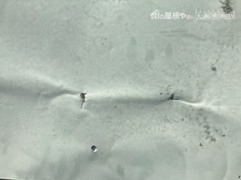 劣化した金属屋根