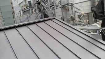 屋根施工完了