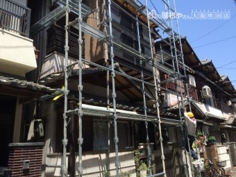 足場架け払い工事