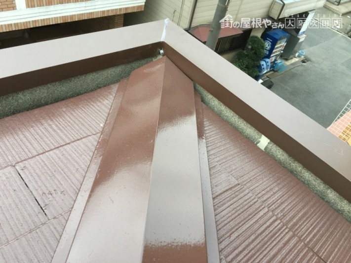 スレート屋根塗装完了