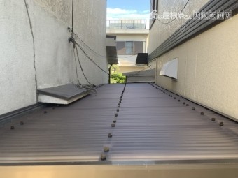 波板やね施工完了