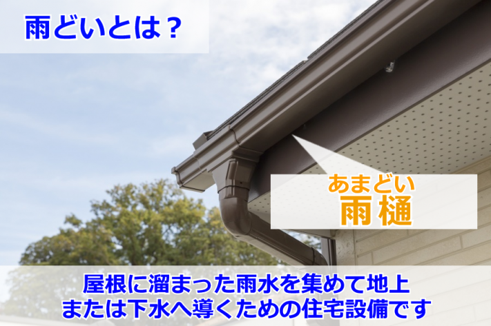 雨樋(あまどい)
