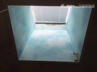 雨漏り 現地調査 トップライトの様子