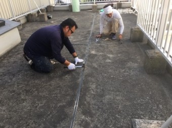 ケレン道具作業