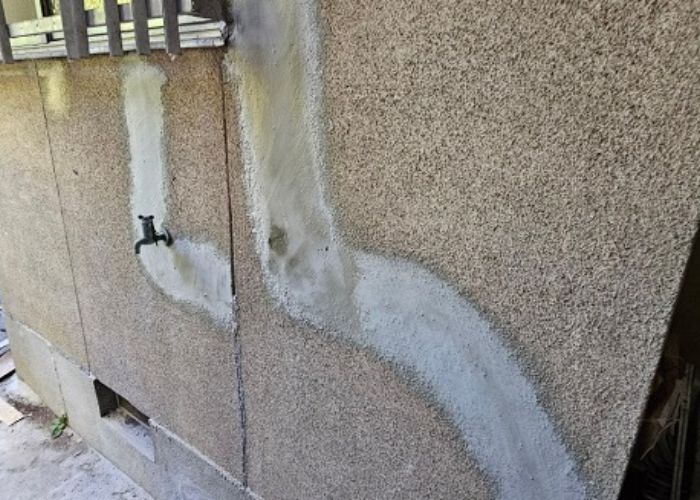 豊中市での外壁補修工事が完了