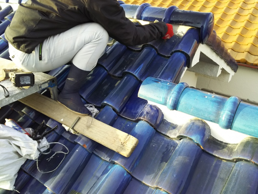 棟積み替え工事　面取り