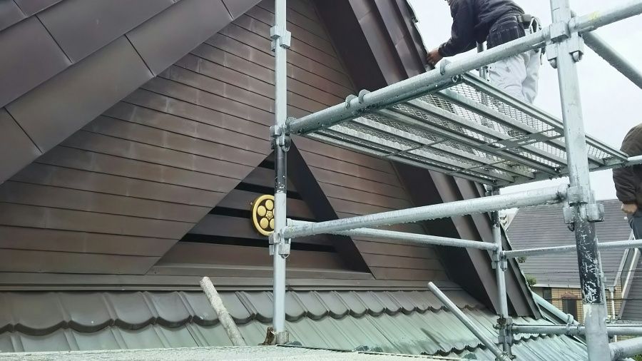 足場作成の工程