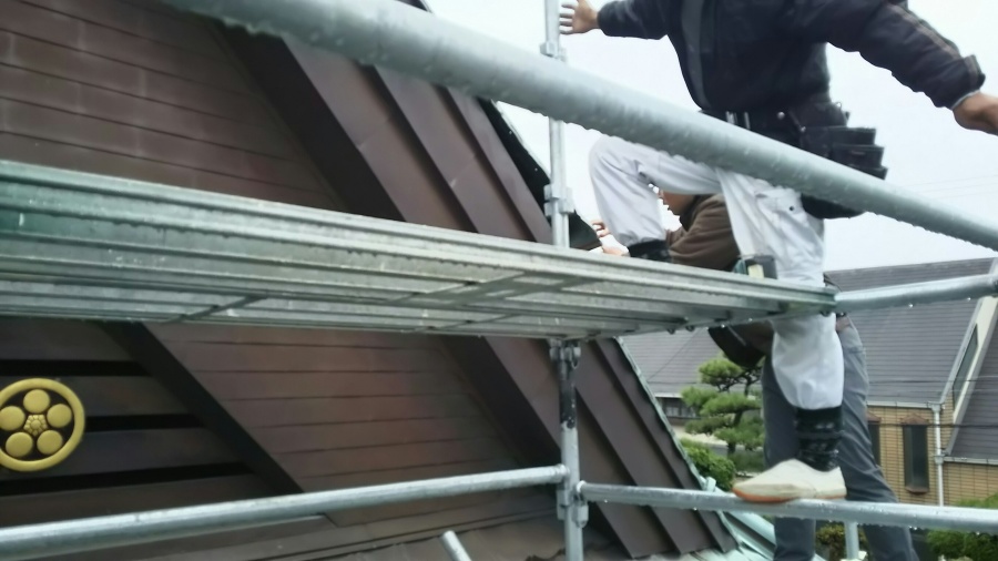 足場作成の完成