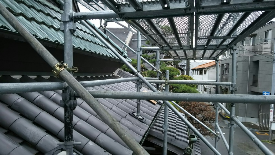 足場作成の完成