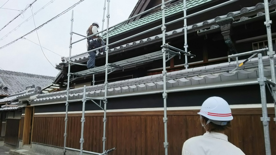 足場作成の工程