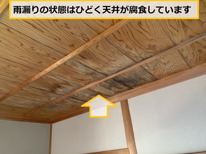 池田市｜折半屋根の雨漏り原因は施工不良？無料点検で分かった調査結果を解説！