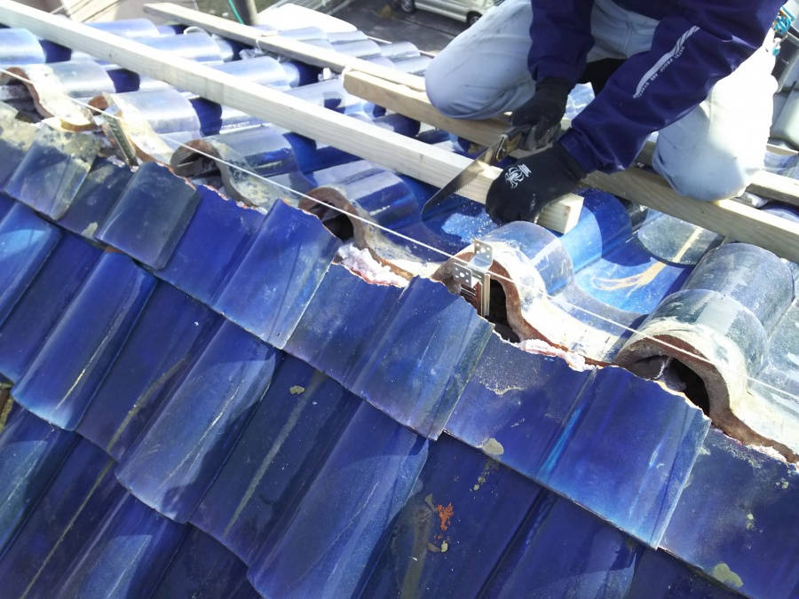 棟積み替え工事　下地木