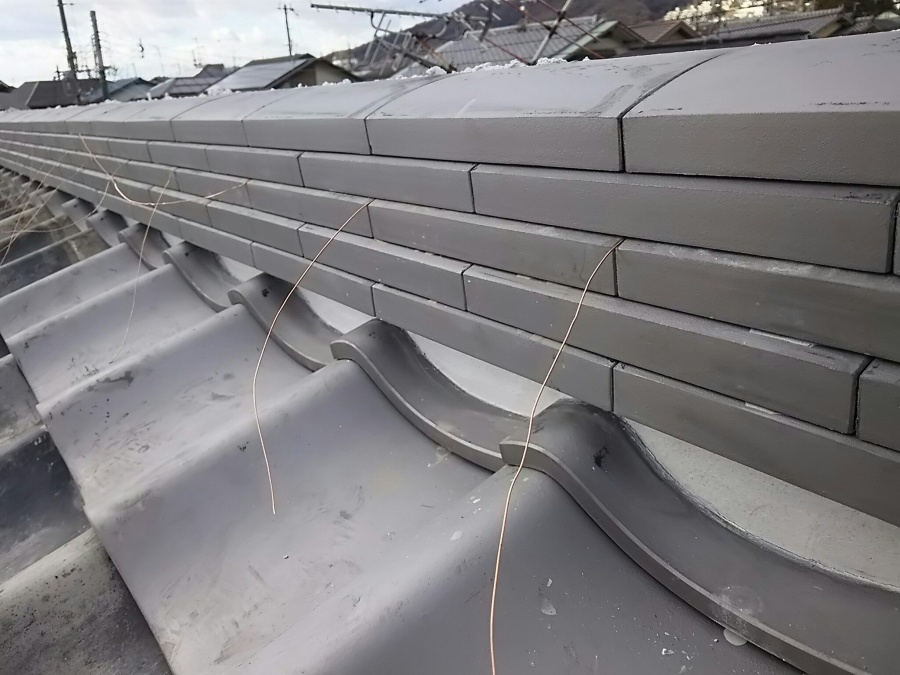 大棟熨斗５段積み