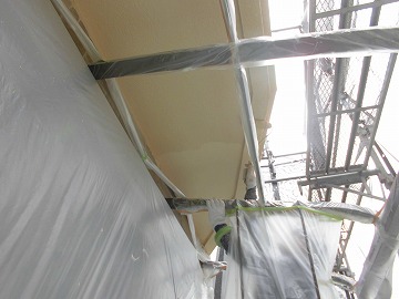 外壁塗装前の養生