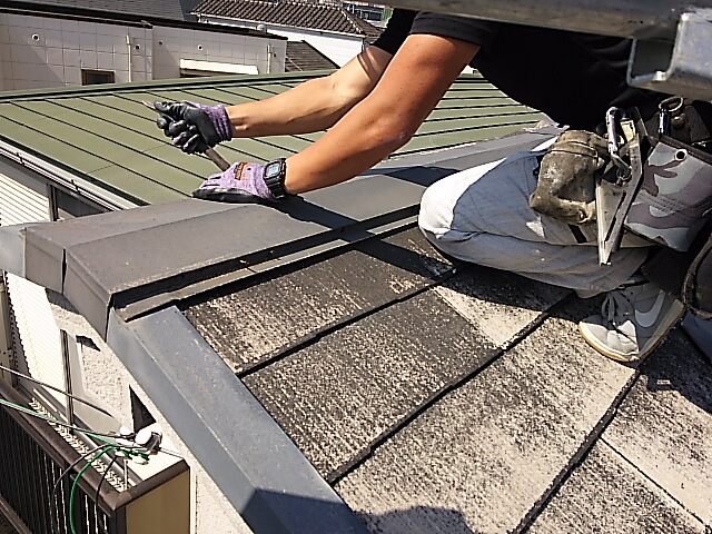 棟板金の解体・撤去