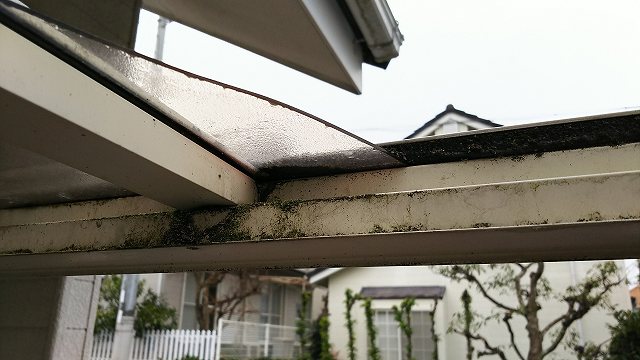 カーポート屋根飛散