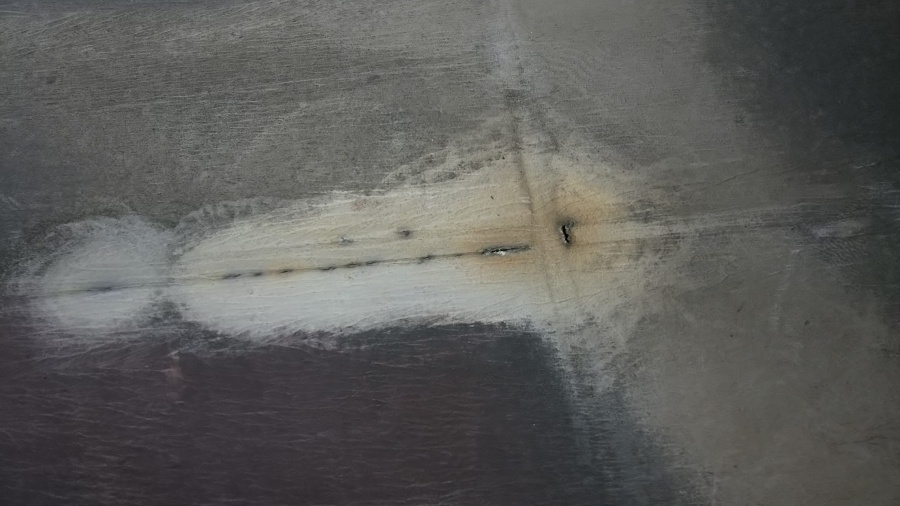 下屋根の雨漏り調査　