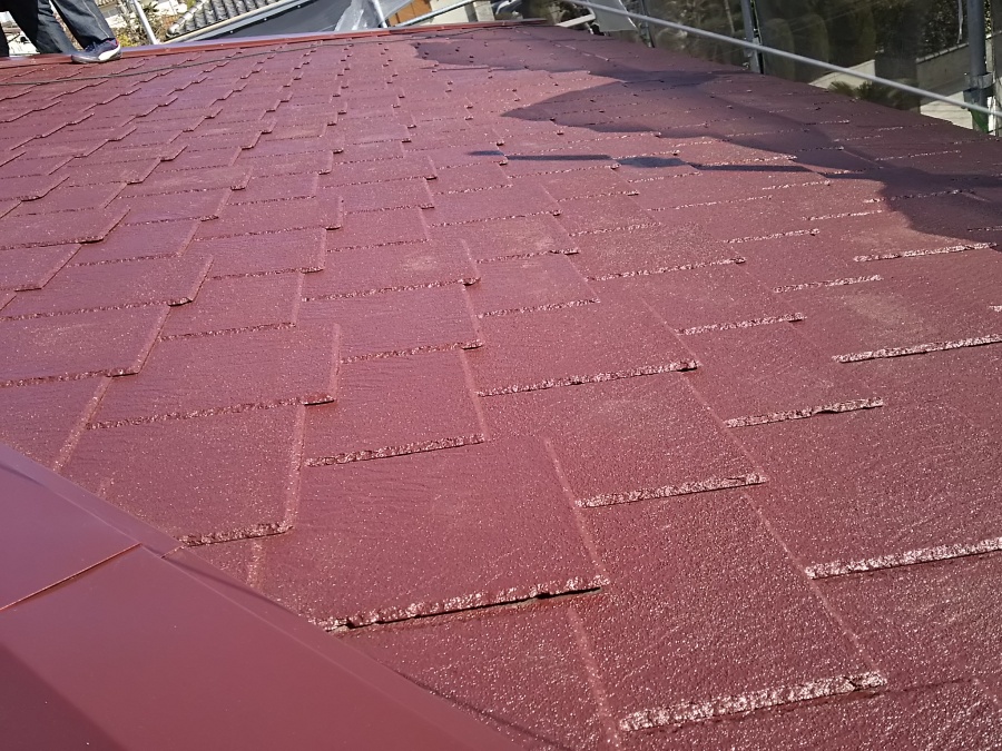 屋根塗装施工後