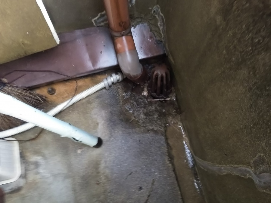 １年点検ベランダ掃除