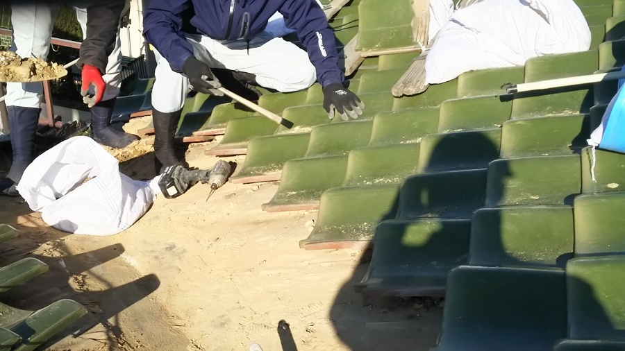 瓦を割り当てを調整