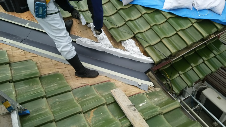 なんばんの敷き詰め