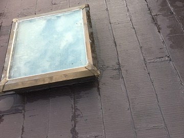 下屋根工事施工前の様子