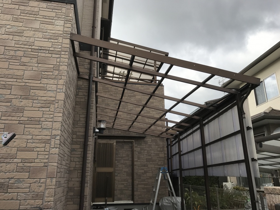 カーポート波板解体