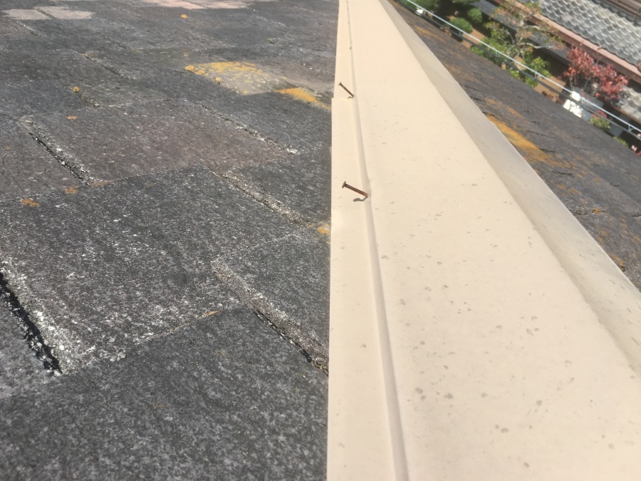 棟板金施工前の様子